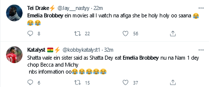 How Social media users reacted to news that Shatta wale slept with Emelia Brobbey