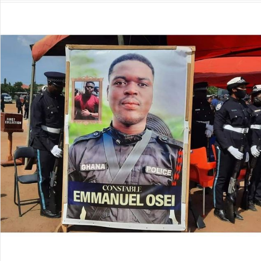 Sad Photos from the funeral of constable Emma, the police officer shot in the bullion van robbery