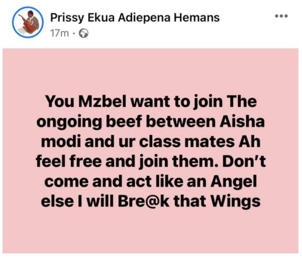 Mzbel and an NDC woman gets into a heated fight over John Mahama on Facebook