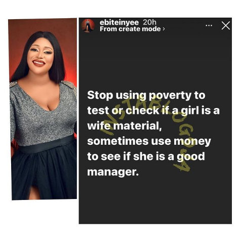 "Stop using poverty to test if women are wife material, use money instead"- Lady advises men