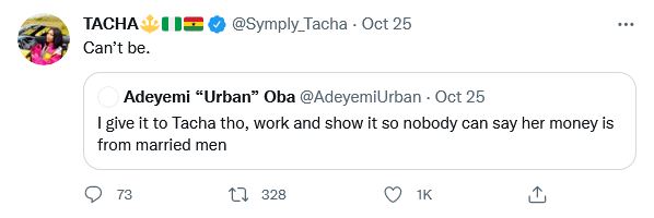 'My money is not from married men, I worked so hard' - Tacha of BBNiaja claims