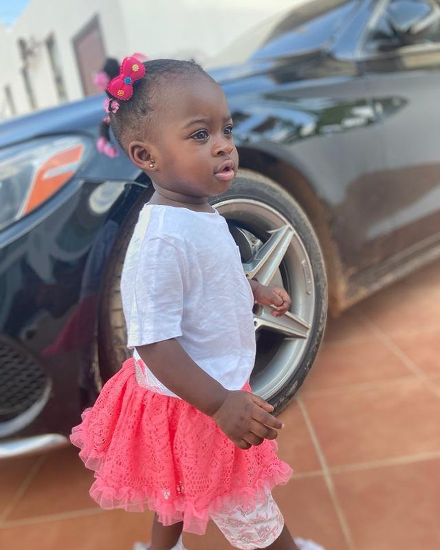 New photos of Fella Makafui's daughter looking all grown pops up