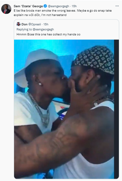 "Shatta wale smoked the wrong herbs"- Sam George reacts to Shatta's kissing video